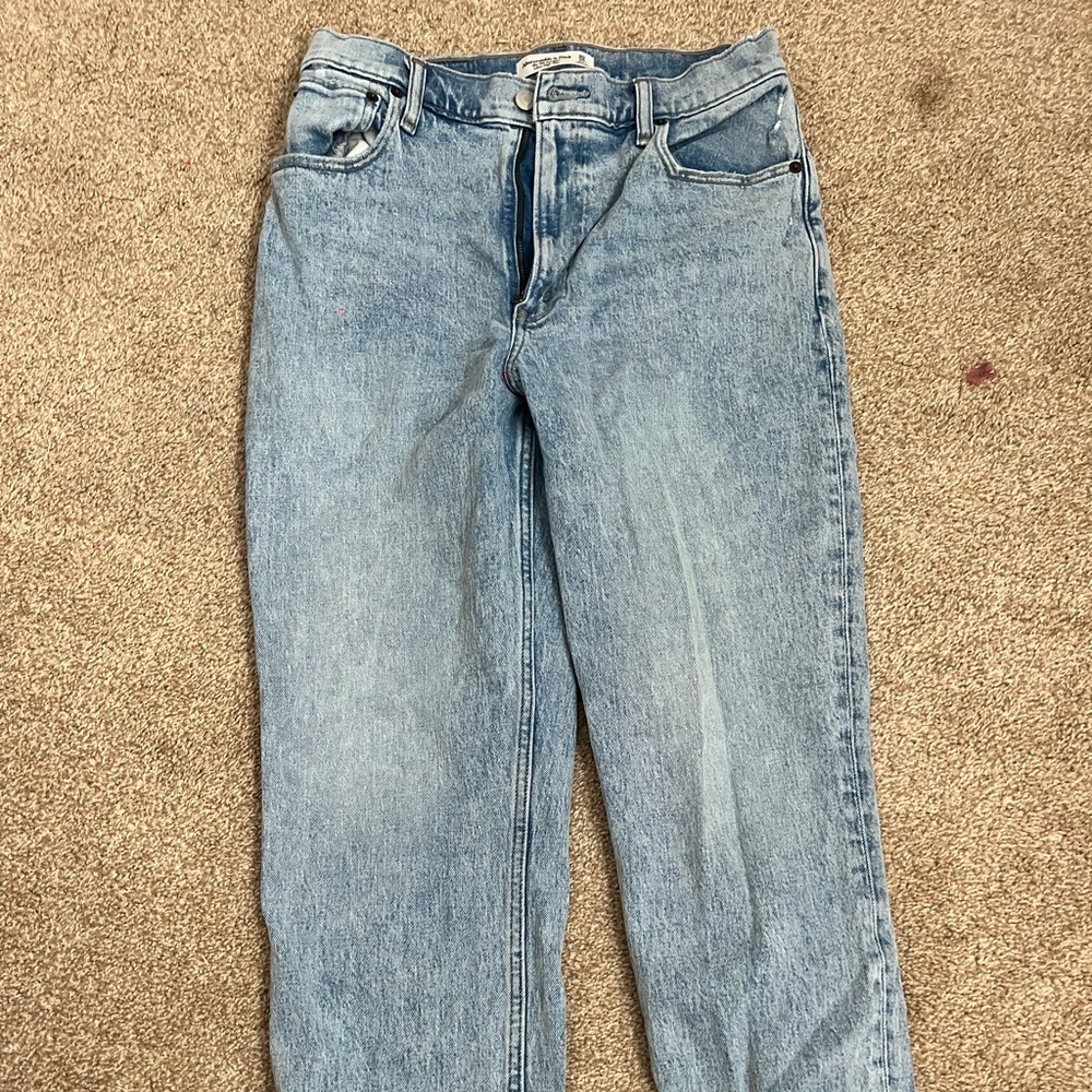 Abercrombie and Fitch High Rise Curve Love jeans